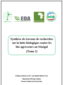 Synthèse de recherches sur la lutte biologique, 2018 - tome 2