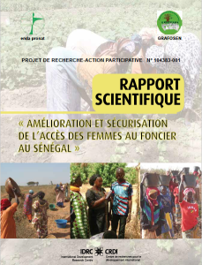 Amélioration et sécurisation de l'accès des femmes au foncier au Sénégal, 2011