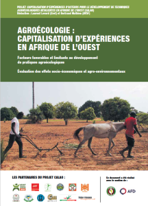 Etude sur les performances agroécologiques, freins et leviers à la TAE en Afrique de l'Ouest, 2018