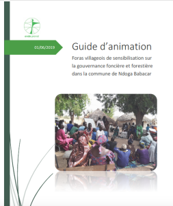 Guide d'animation sur la gouvernance des ressources foncières et forestières, 2019